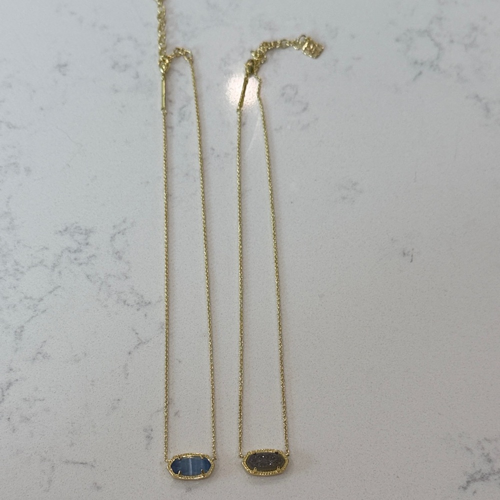 Elisa Pendant Necklace - Gold Necklace Set